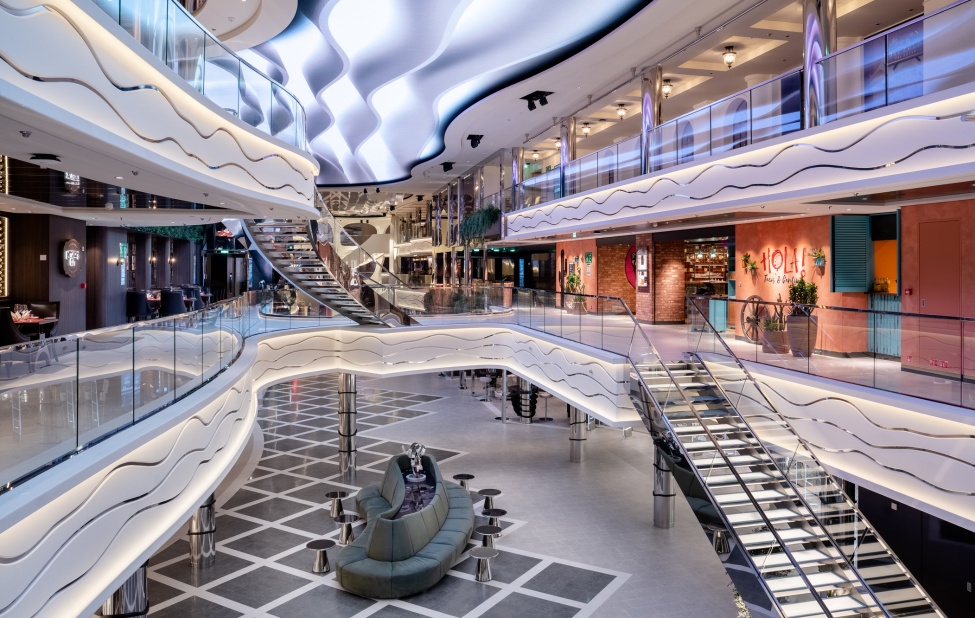 Area ristorazione World Galleria MSC World Asia